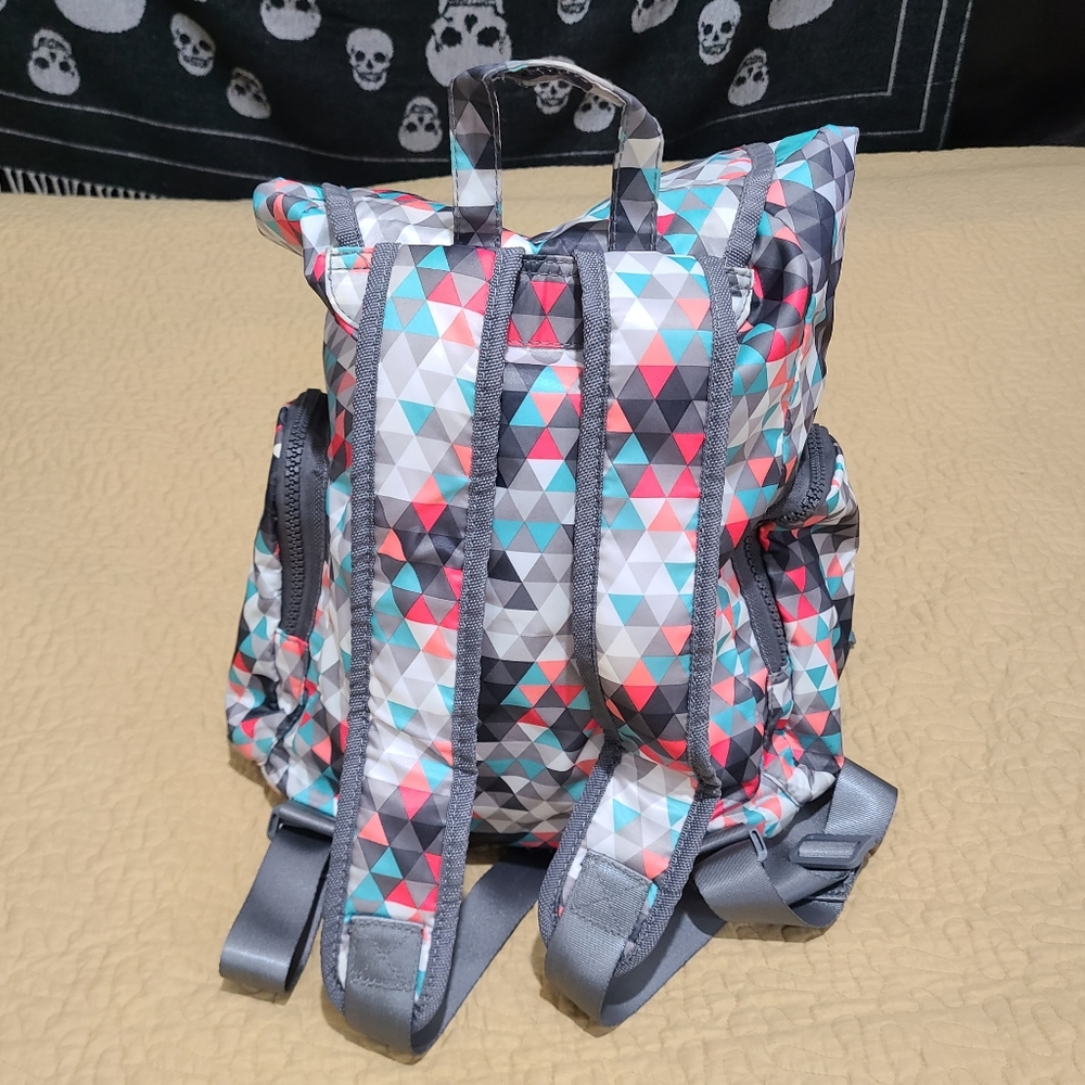 Multi Colored Pixel Drawsting Backpack - image 3